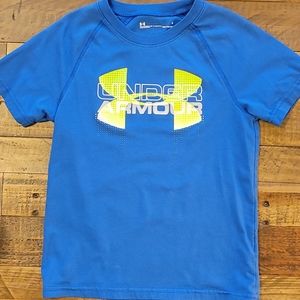 Boys Blue Under Armour Tee Shirt